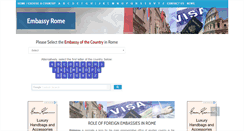 Desktop Screenshot of embassyrome.com